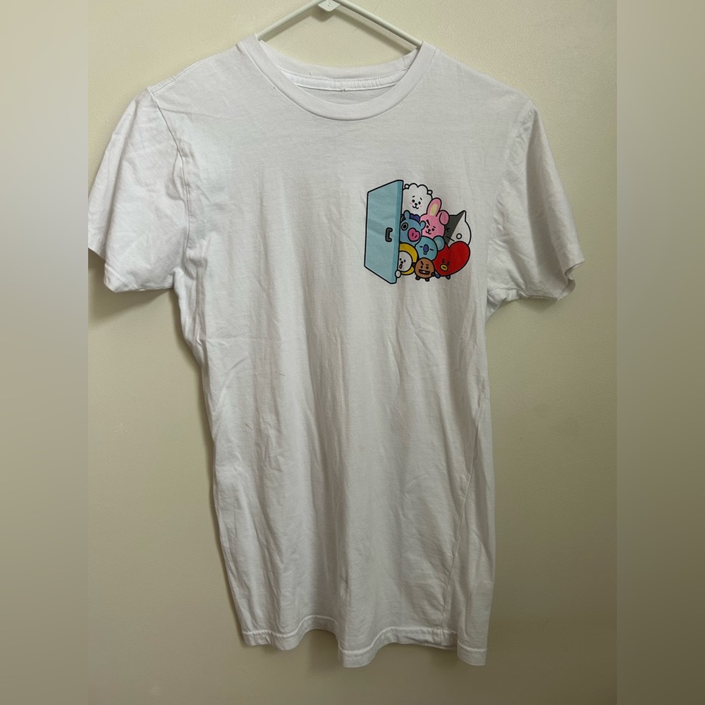 BT21 Official Merch White Tee